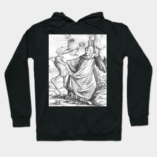 The  Abbot, the Dance of Death - Hans Holbein Hoodie